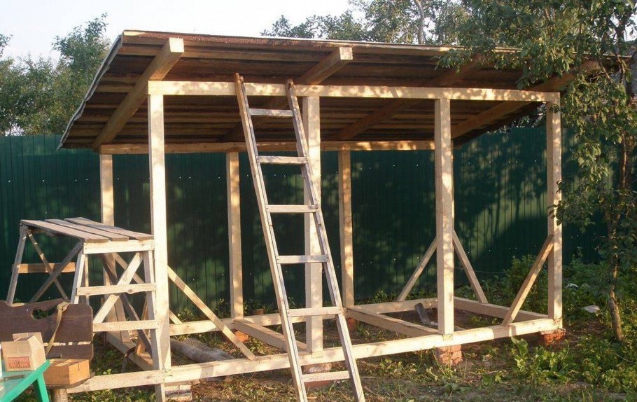 Каркас сарая