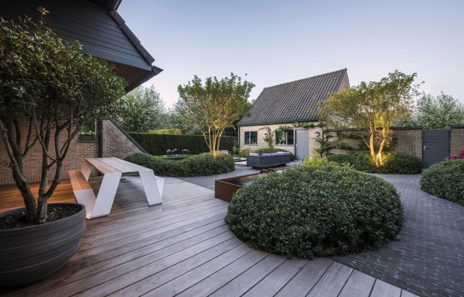 Скандинавский стиль в ландшафте