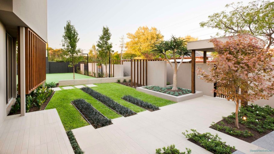 Сад в стиле Модерн