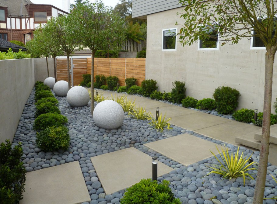 Сад в стиле Хай тек