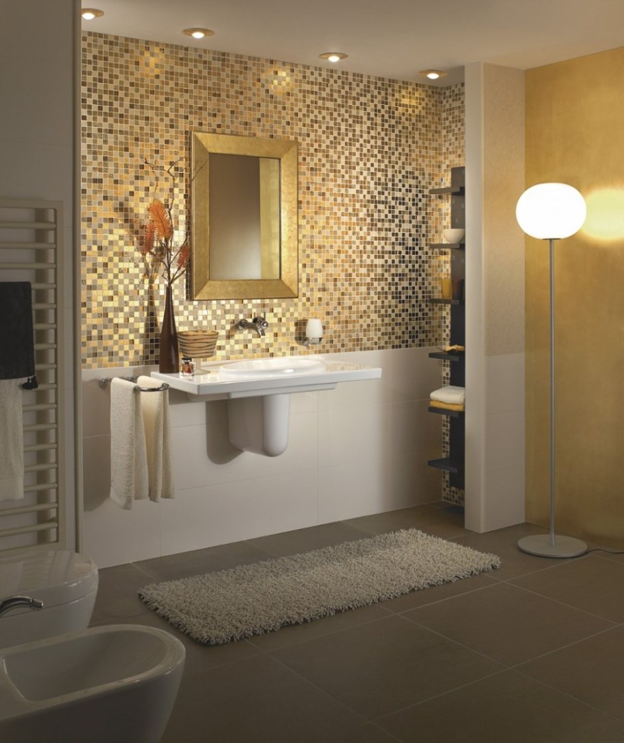 Мозаика в ванной комнате