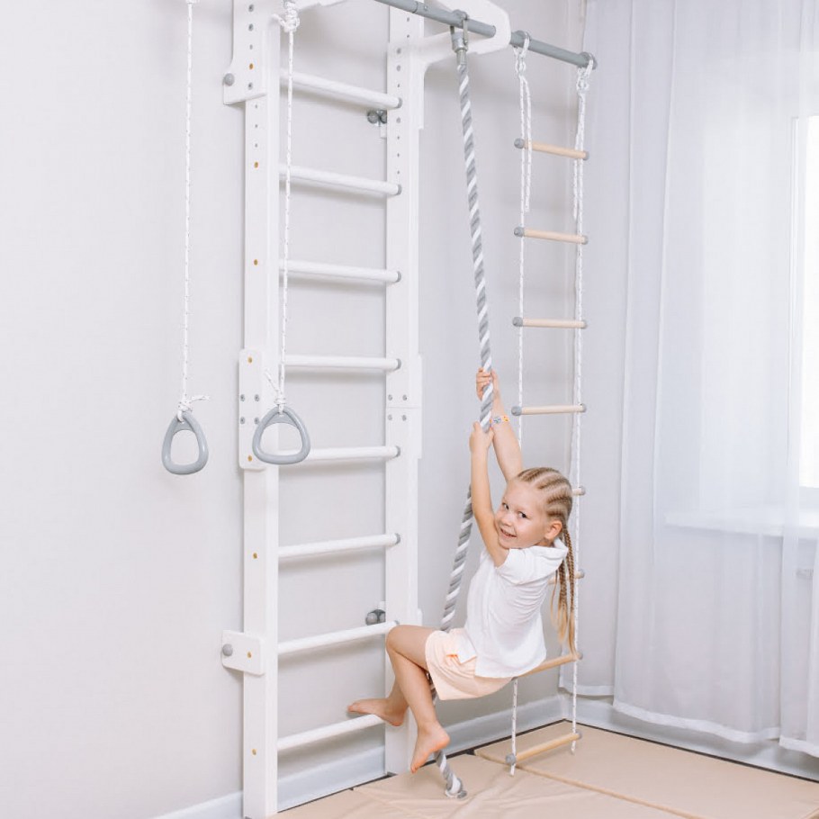 Домашний спортивный комплекс romana eco1(дерево/белый)