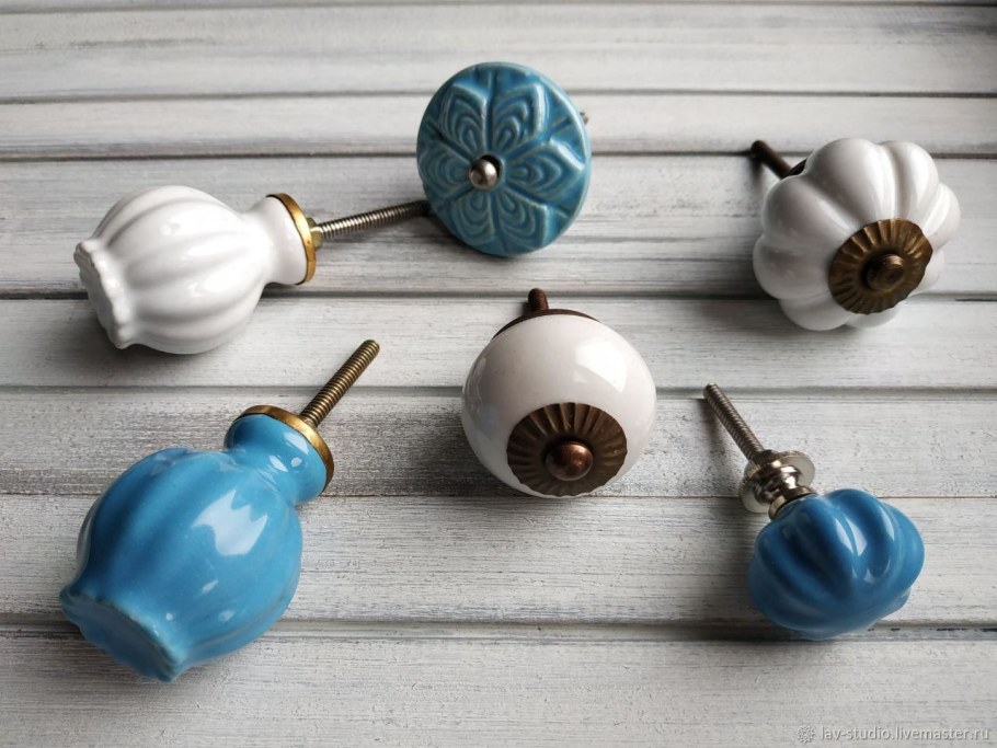 Керамические ручки для кухонной мебели
