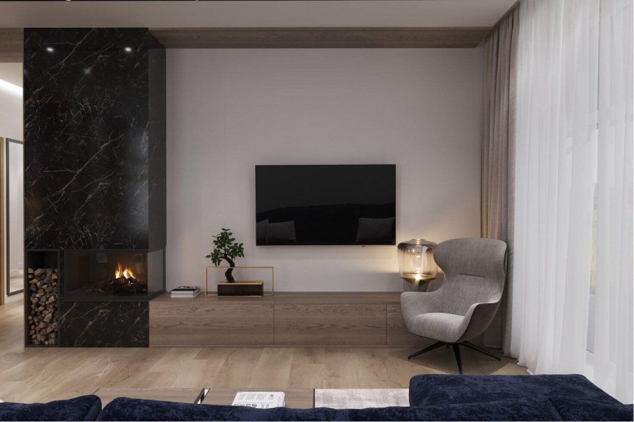 Телевизор на стене