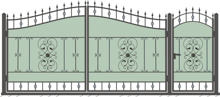 Эскизы кованных ворот и калиток