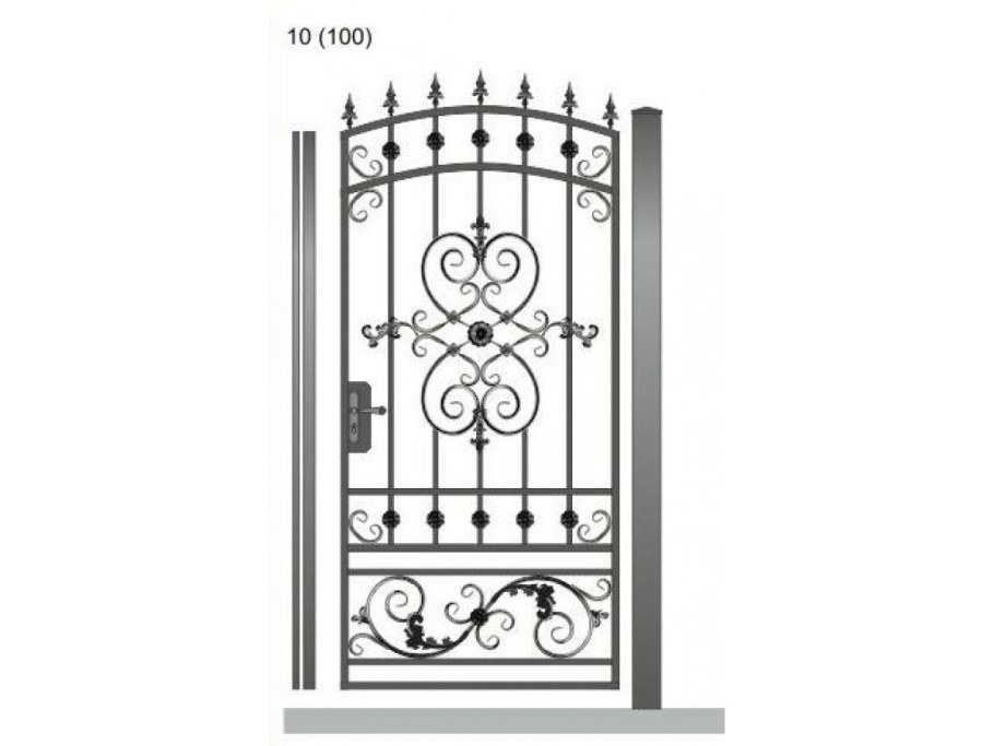 Калитка холодная ковка чертежи