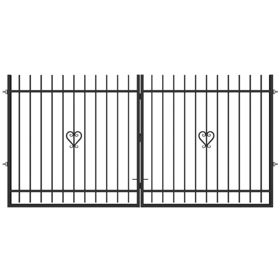 Ворота Версаль 4.0х2.0 м с регулируемыми петлями