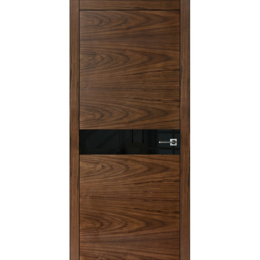 Двери межкомнатные орех шпон