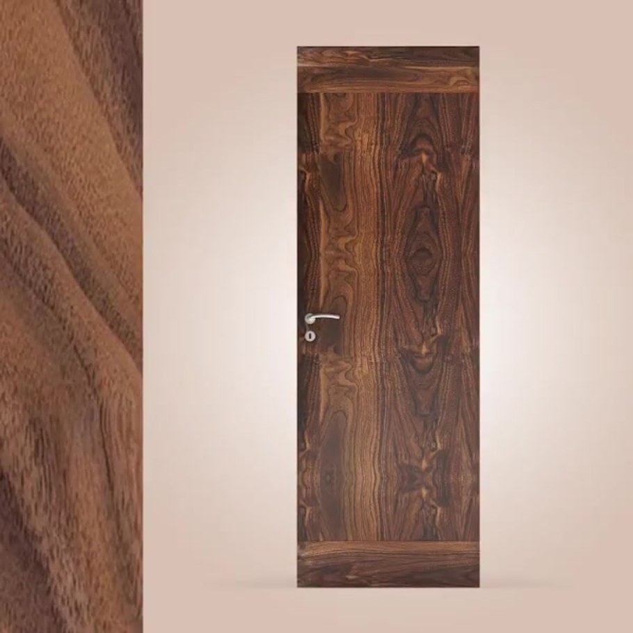 Дверь американский орех декор