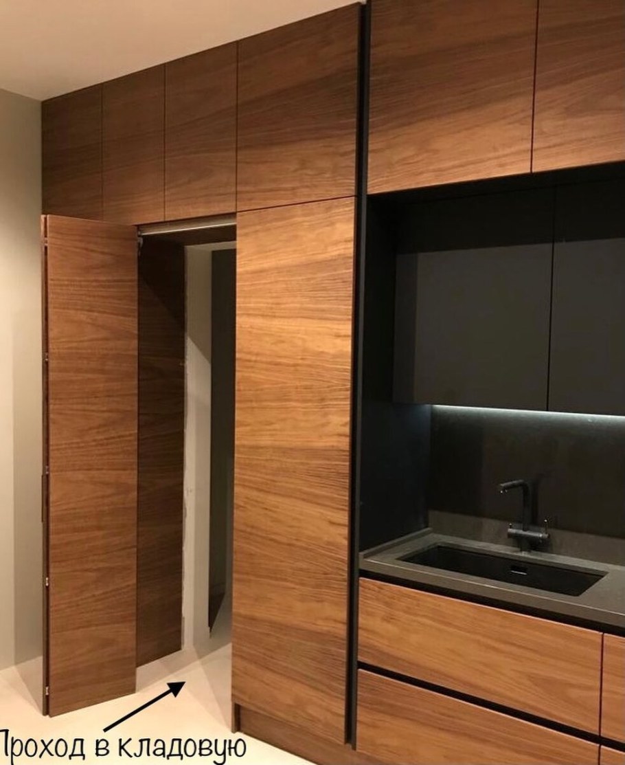 Фасады шпон орех