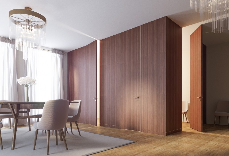 Стеновые панели американский орех