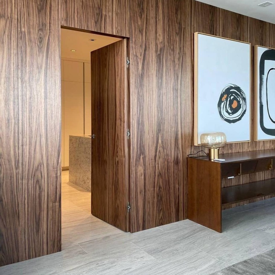 Стеновые панели шпон