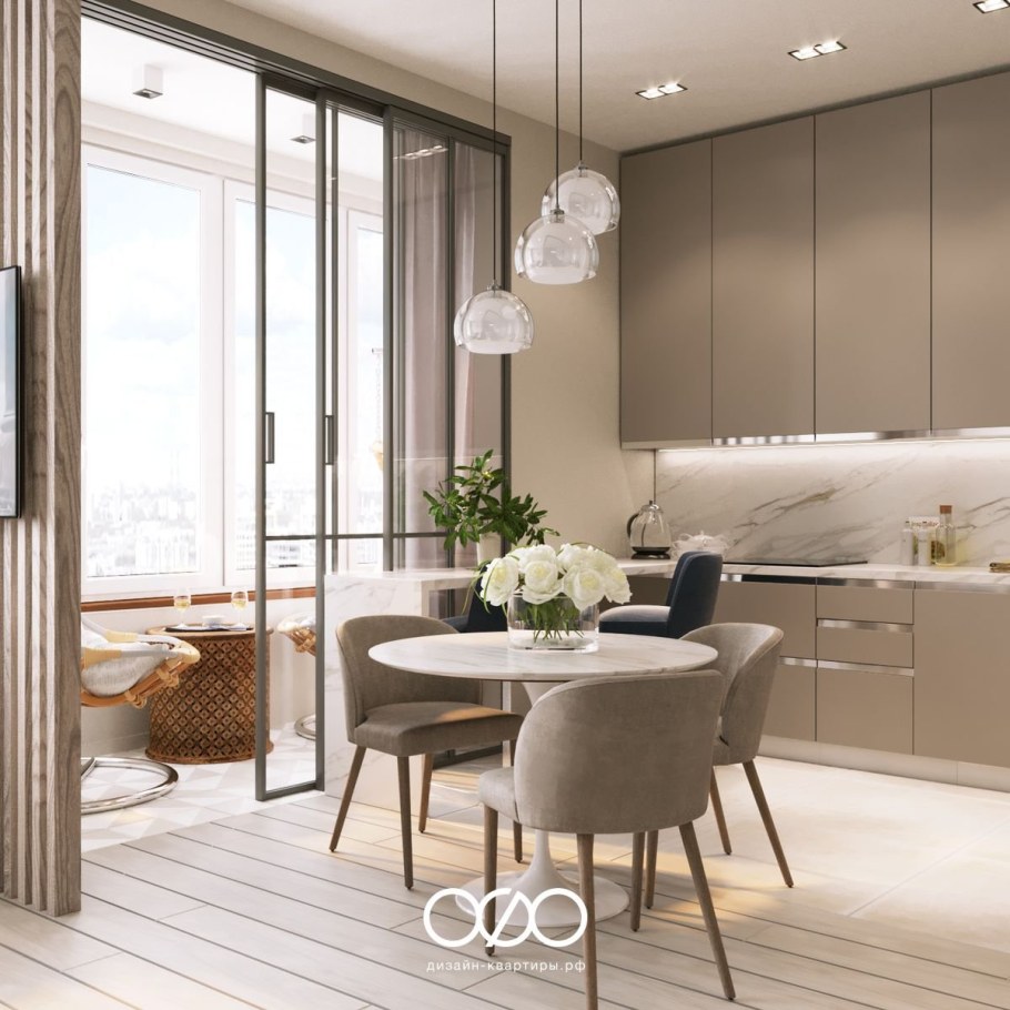 Квартира в светлых тонах