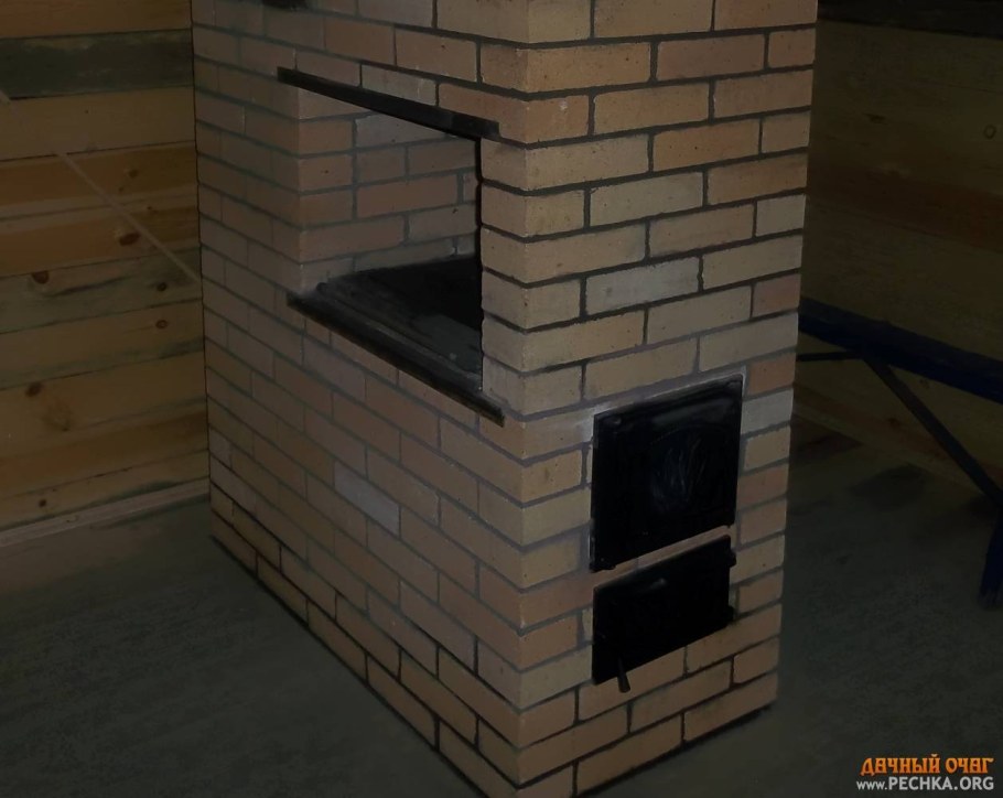 Кирпичная печь шведка