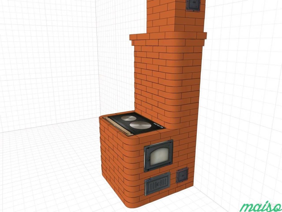 Печь камин Малютка порядовка