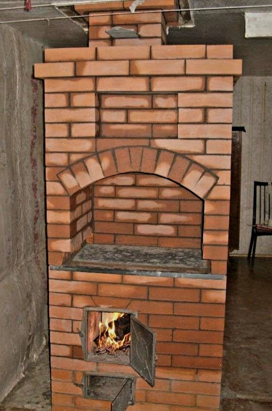 Печка из кирпича