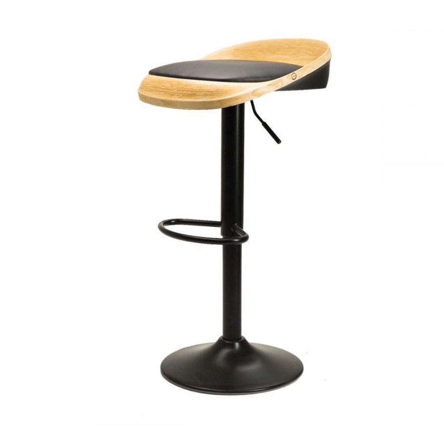 Барный стул goe Black орех