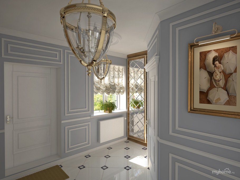 Холл в классическом стиле