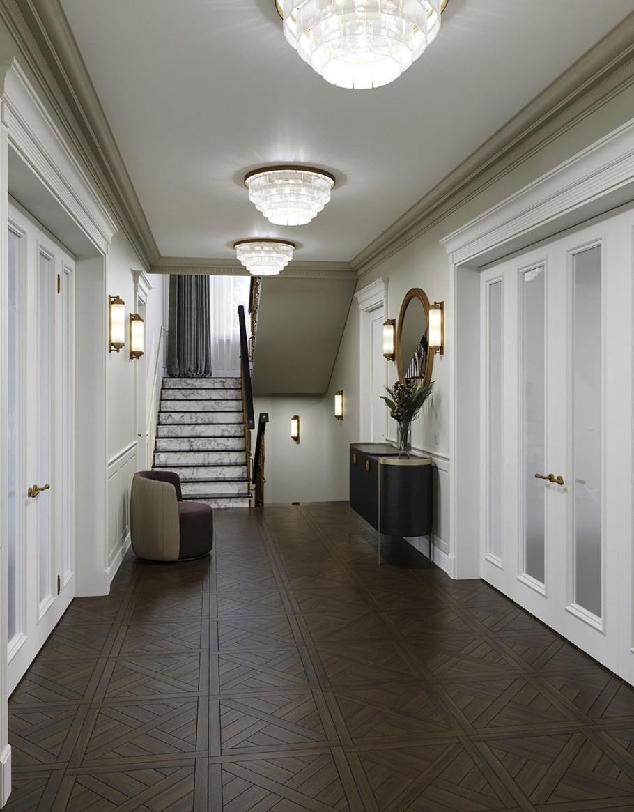 Освещение прихожей в частном доме