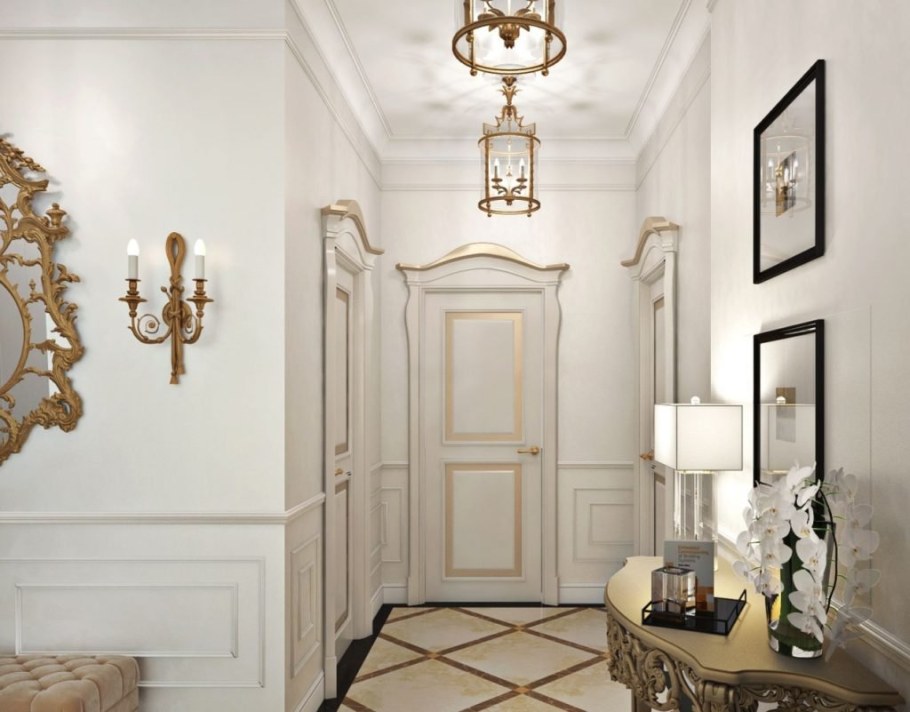 Холл в классическом стиле