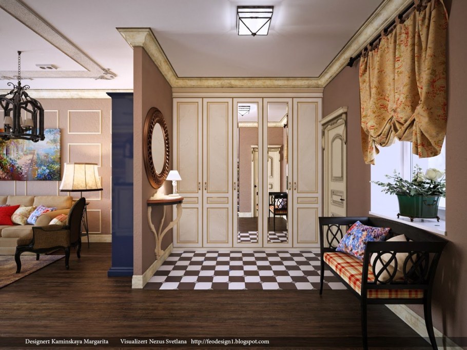 Прихожая во французском стиле