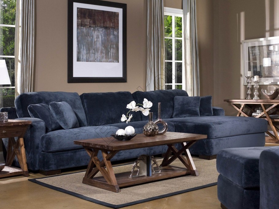 Диван Иноле Soft Navy Blue