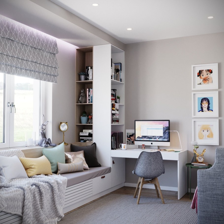 Интерьер подростковой комнаты