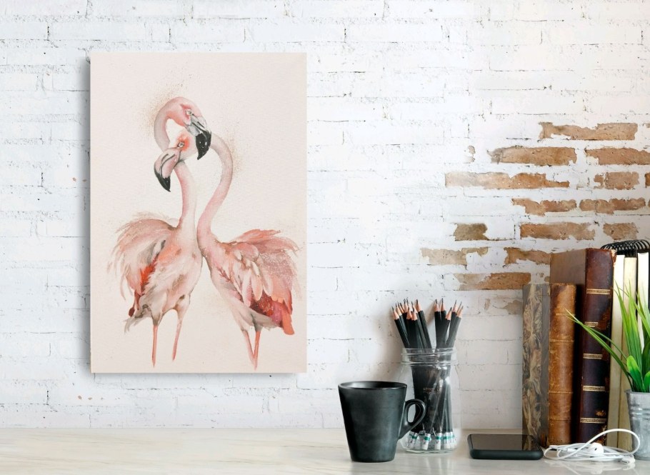 Фламинго на картинах художников