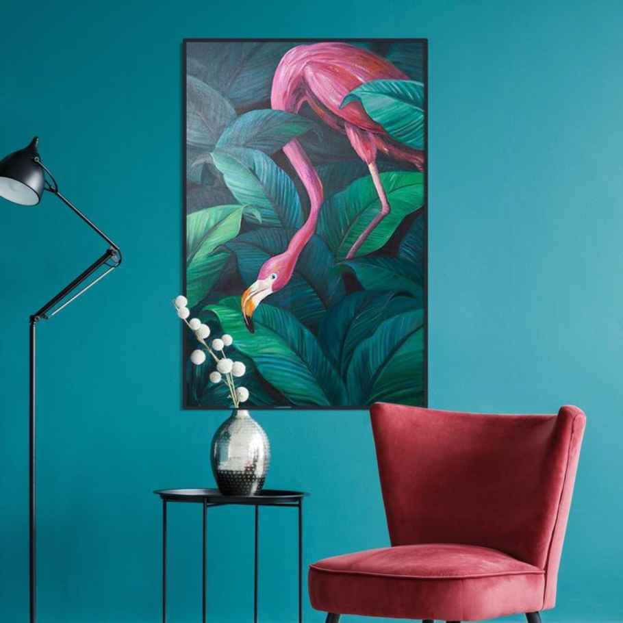 Картина Фламинго в интерьере