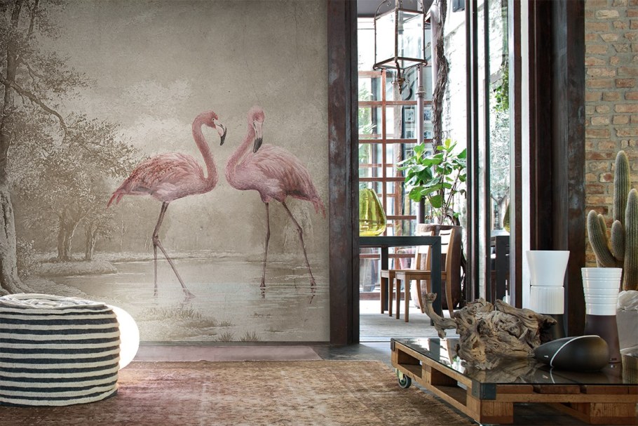 Обои Adriani & Rossi Flamingo