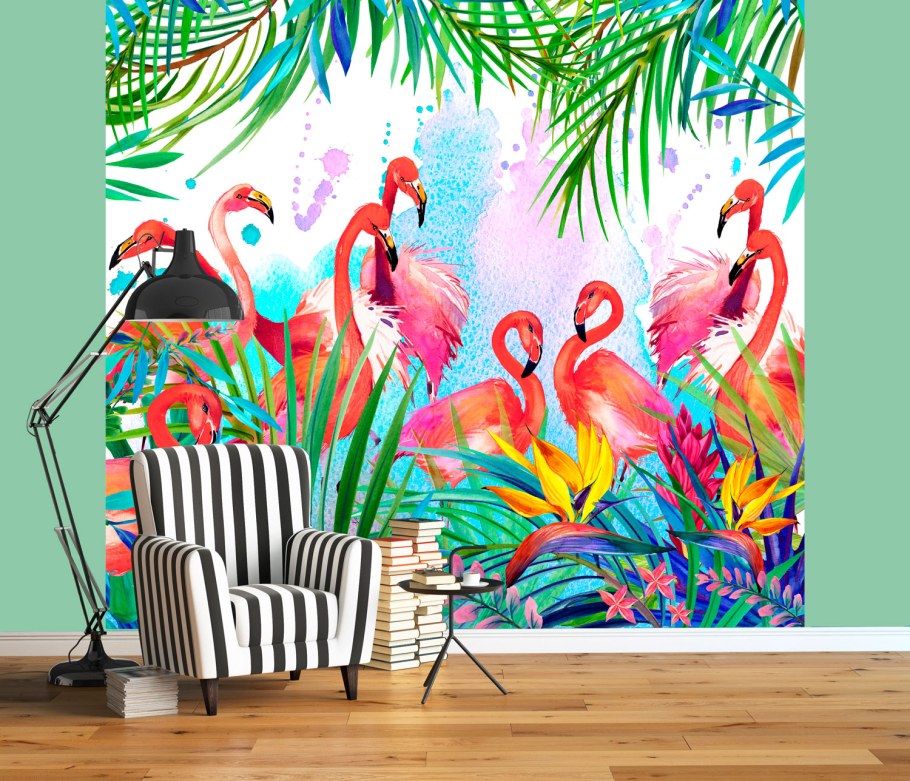 Картинки хорошего качества в ярком тропическом стиле