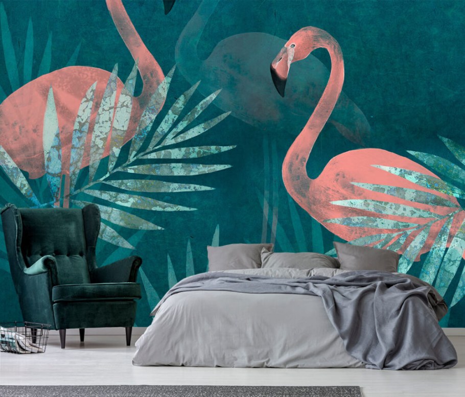 Фламинго в интерьере