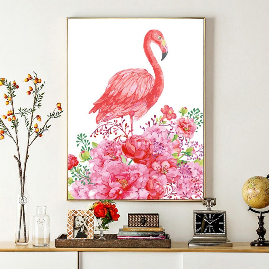 Фламинго акрилом