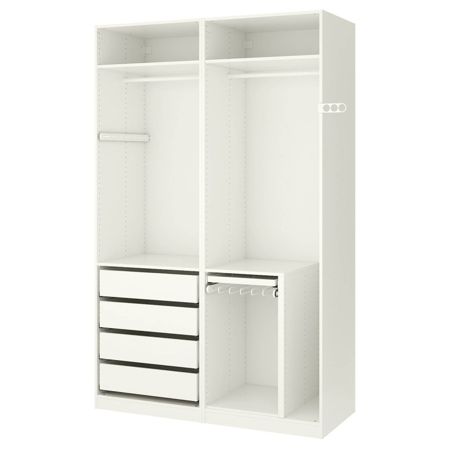 Шкаф икеа ПАКС белый