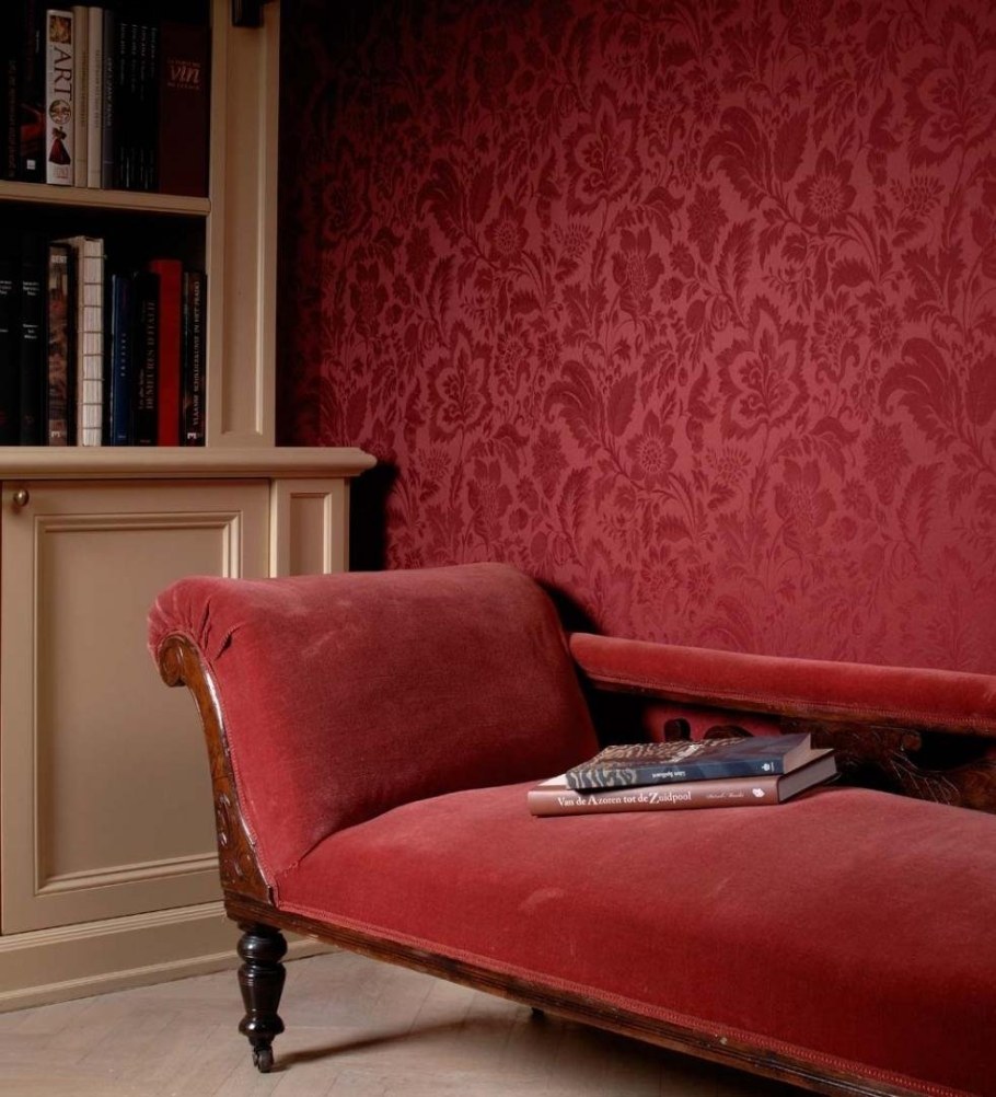 Бархатные стены в интерьере