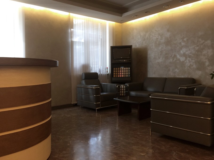 Декоративная штукатурка под бархат в интерьере