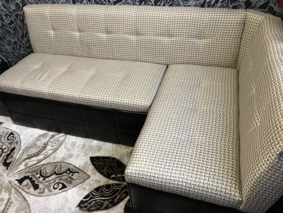 Кухонный диван угловой из ткани