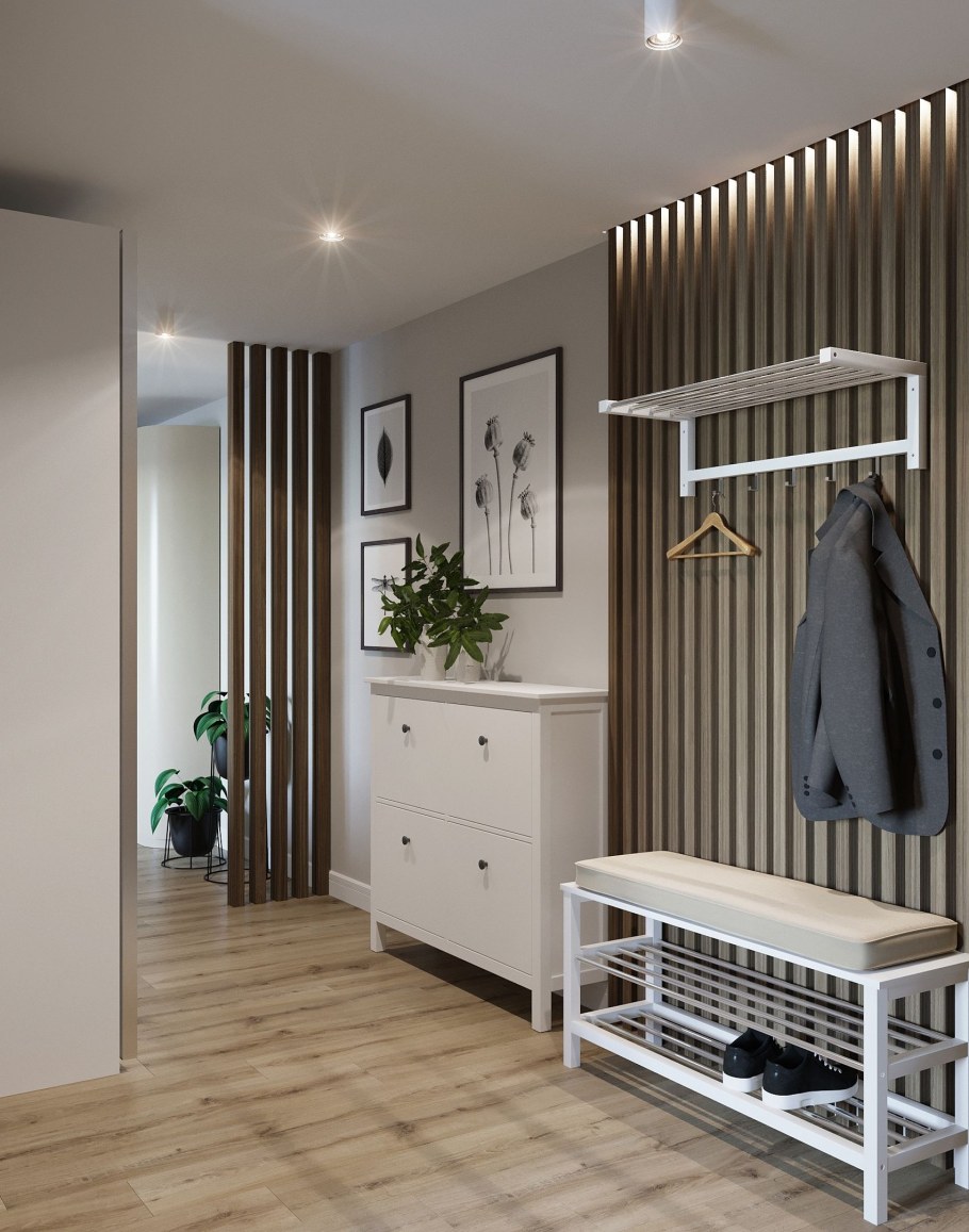 Икеа прихожая ЧУСИГ интерьер