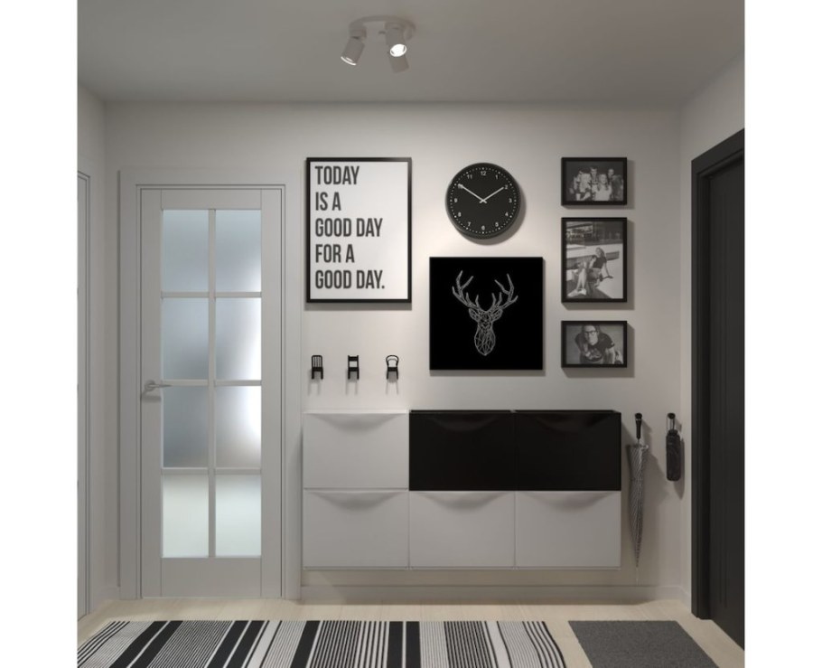 Прихожая икеа в интерьере