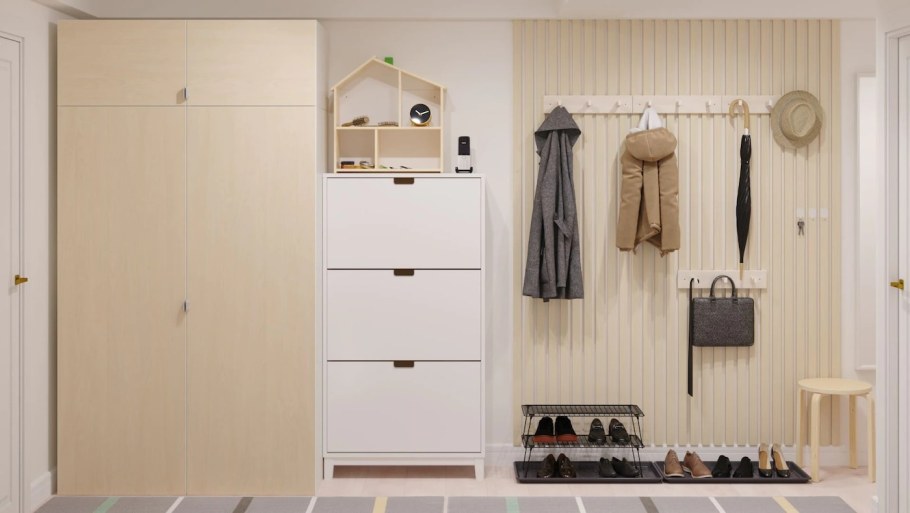 Шкаф в прихожую икеа ОПХУС