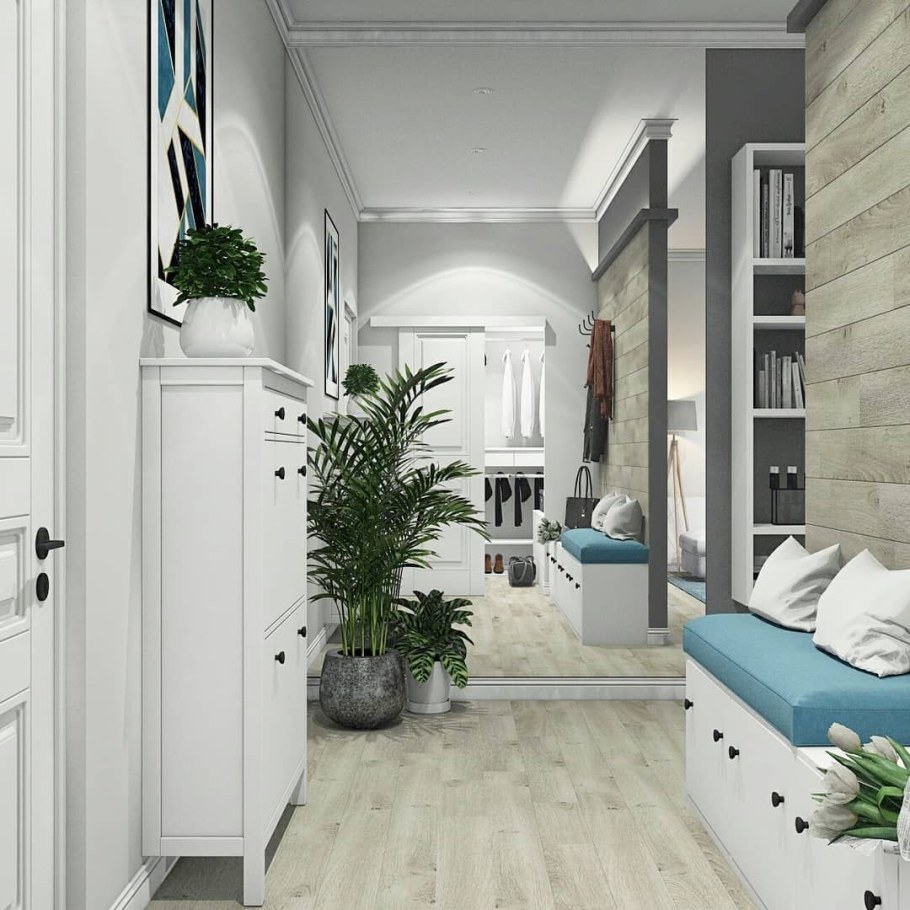 Прихожая икеа в интерьере