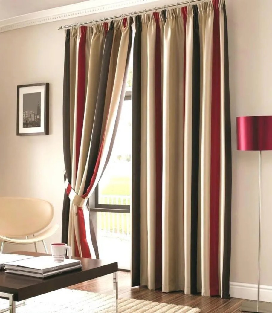 Полосатые шторы