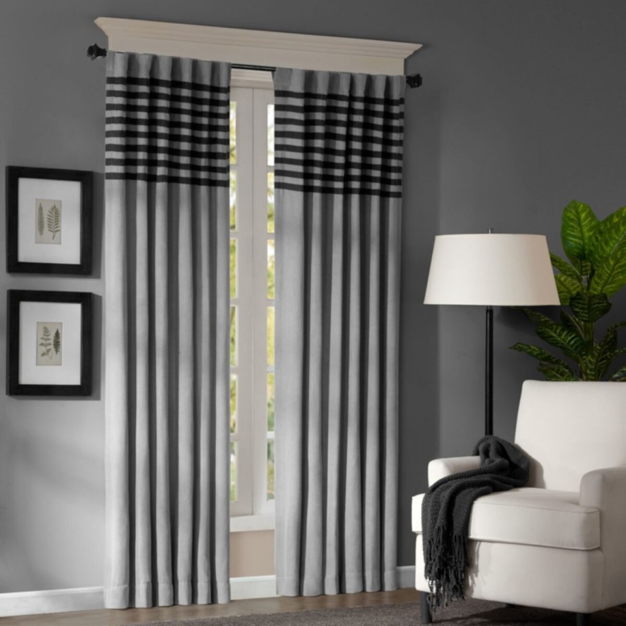 Полосатые шторы