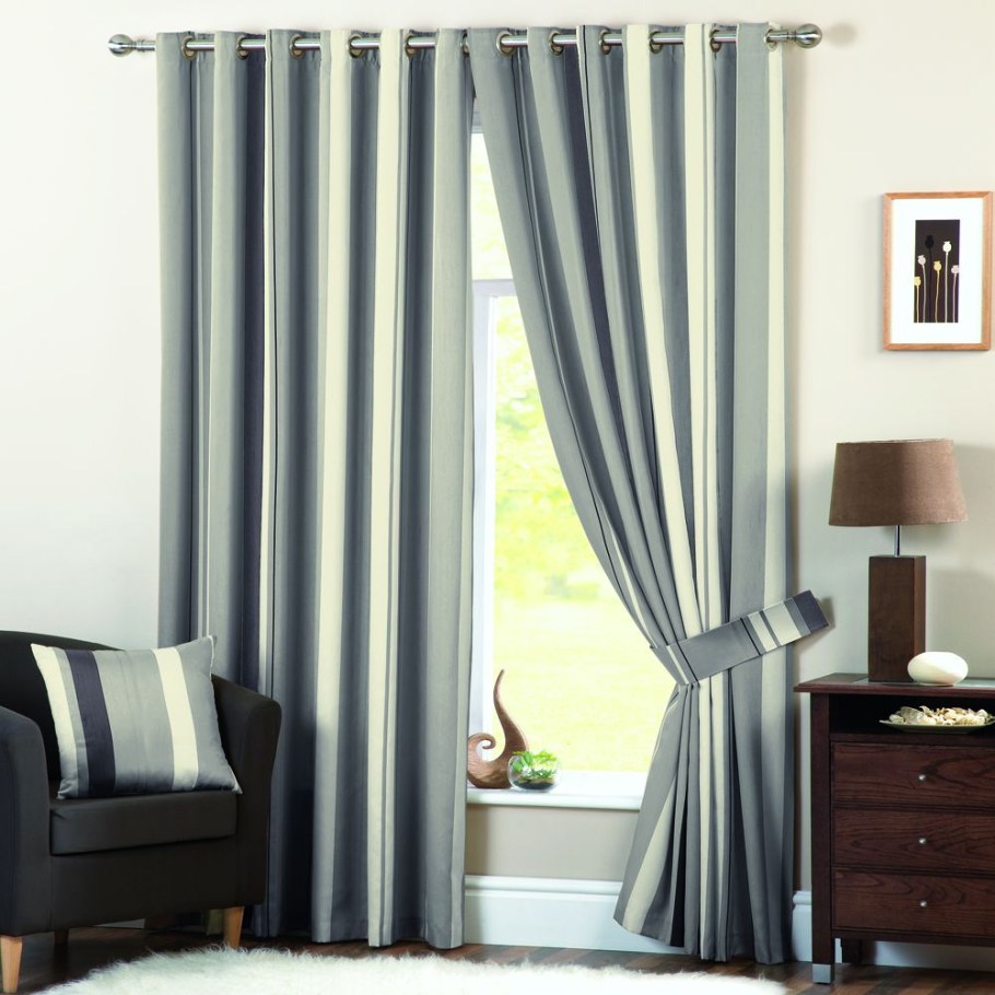 Шторы с вертикальными полосами
