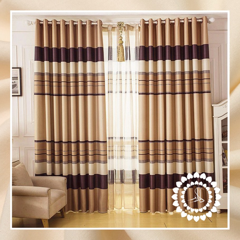 Шторы с вертикальными полосами