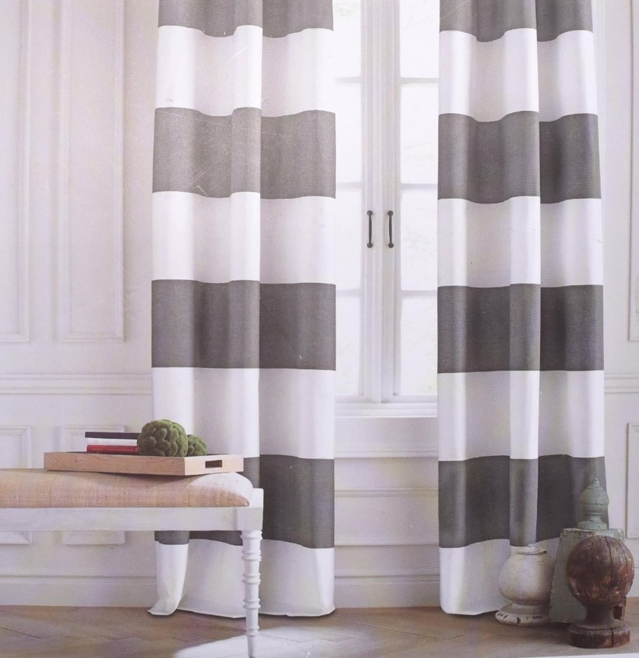 Полосатые занавески