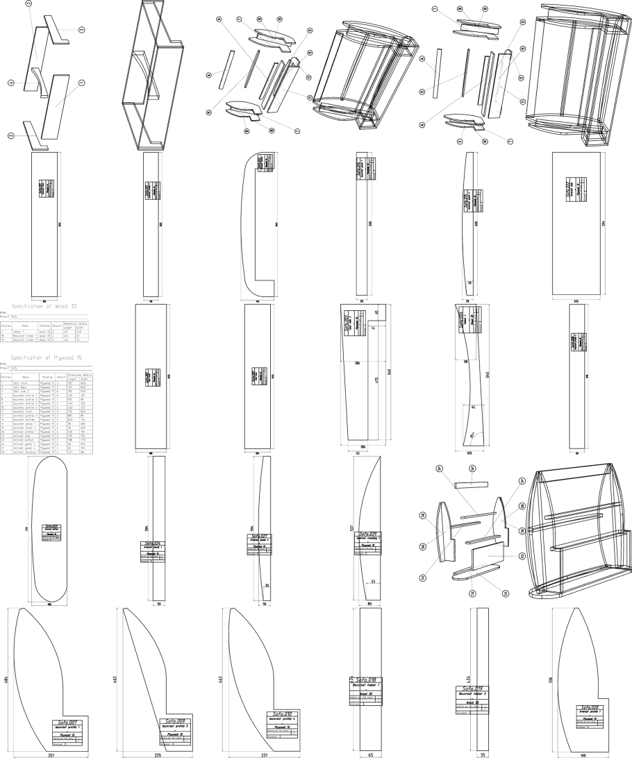 Настенный щепокол-рычаг чертеж