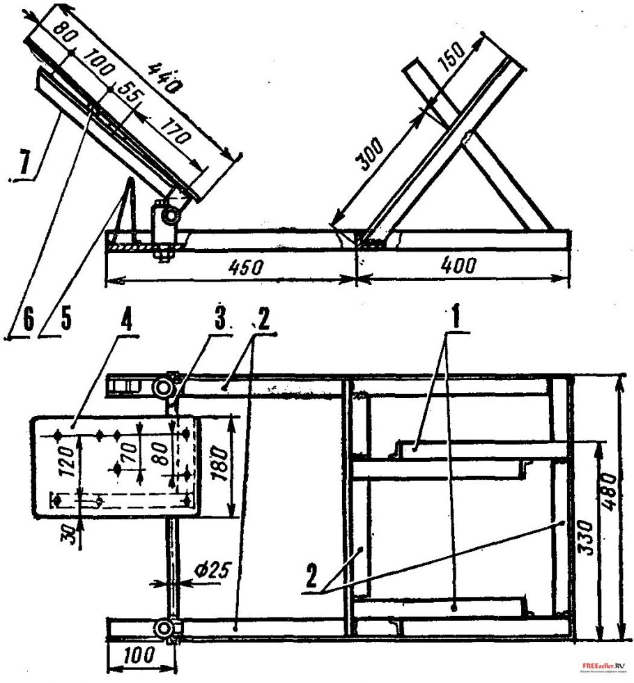 Чертежи Козлов для распиловки дров