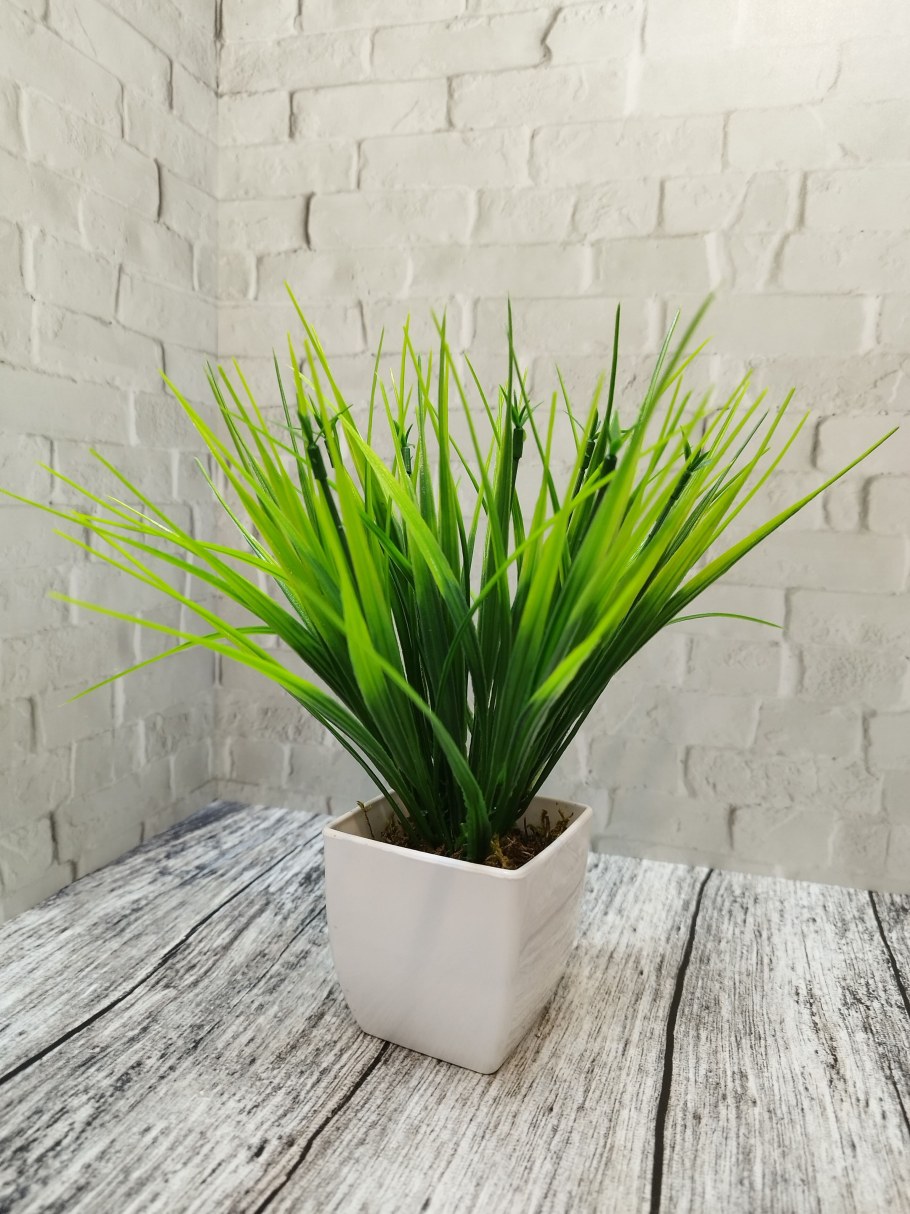 Искусственная Осока в кашпо