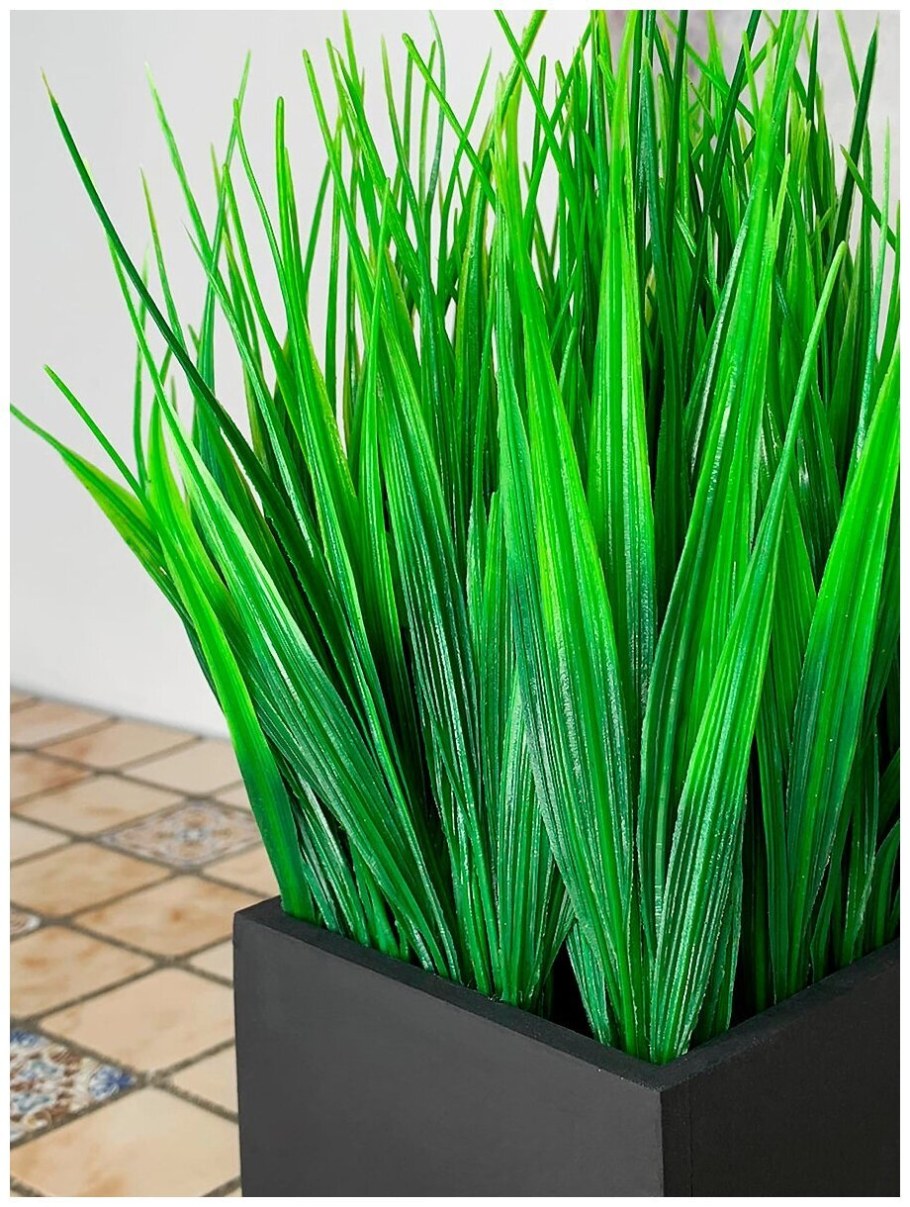 Искусственная Осока в ящике для дома и офиса